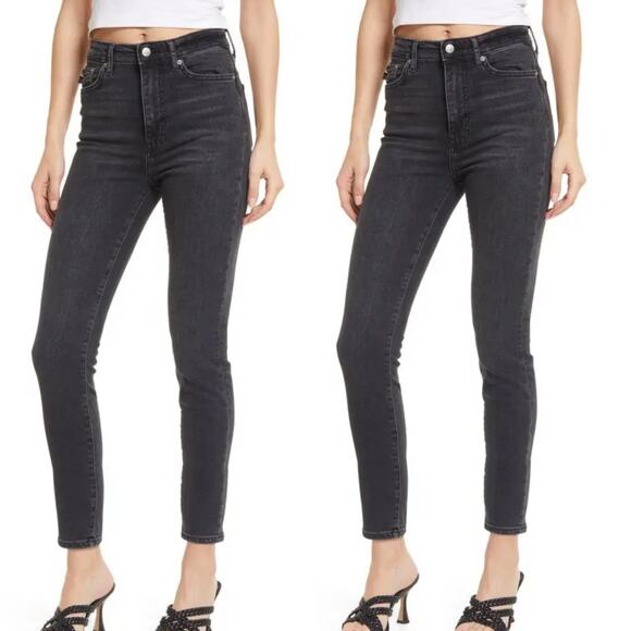 Lovers + Friends Mason High Waist Skinny Jeans in Vader - Picture 1 of 8